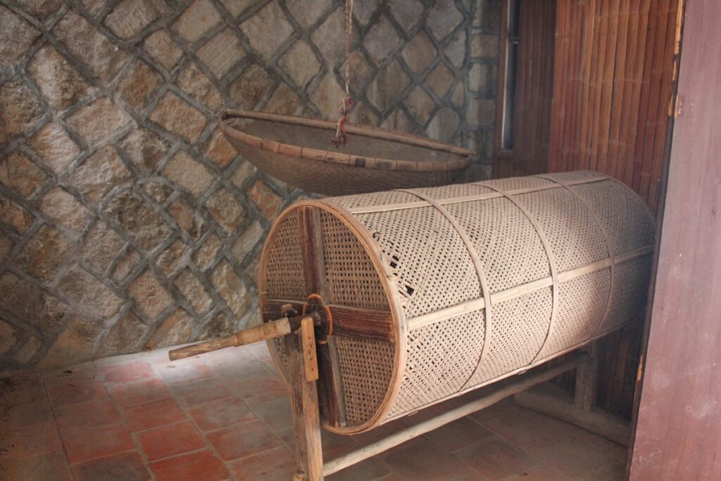 old tea equipment - shaking machine