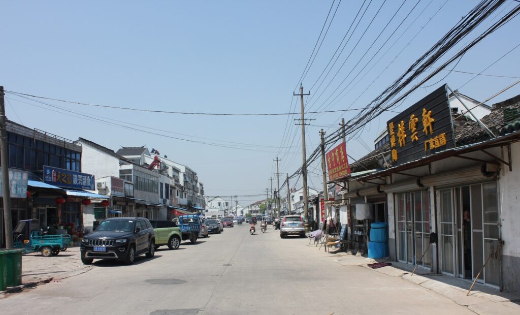 Ding Shu Zhen town in China