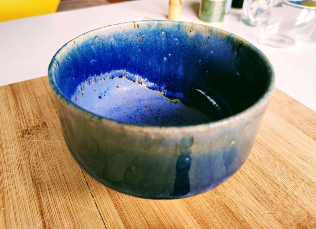 Matcha bowl_web Blue chawan (matcha bowl)