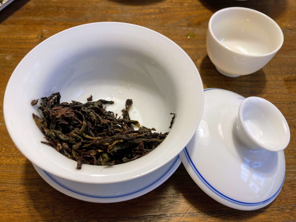 Mi Lan Xiang (Honey Orchid), wet tea leaves