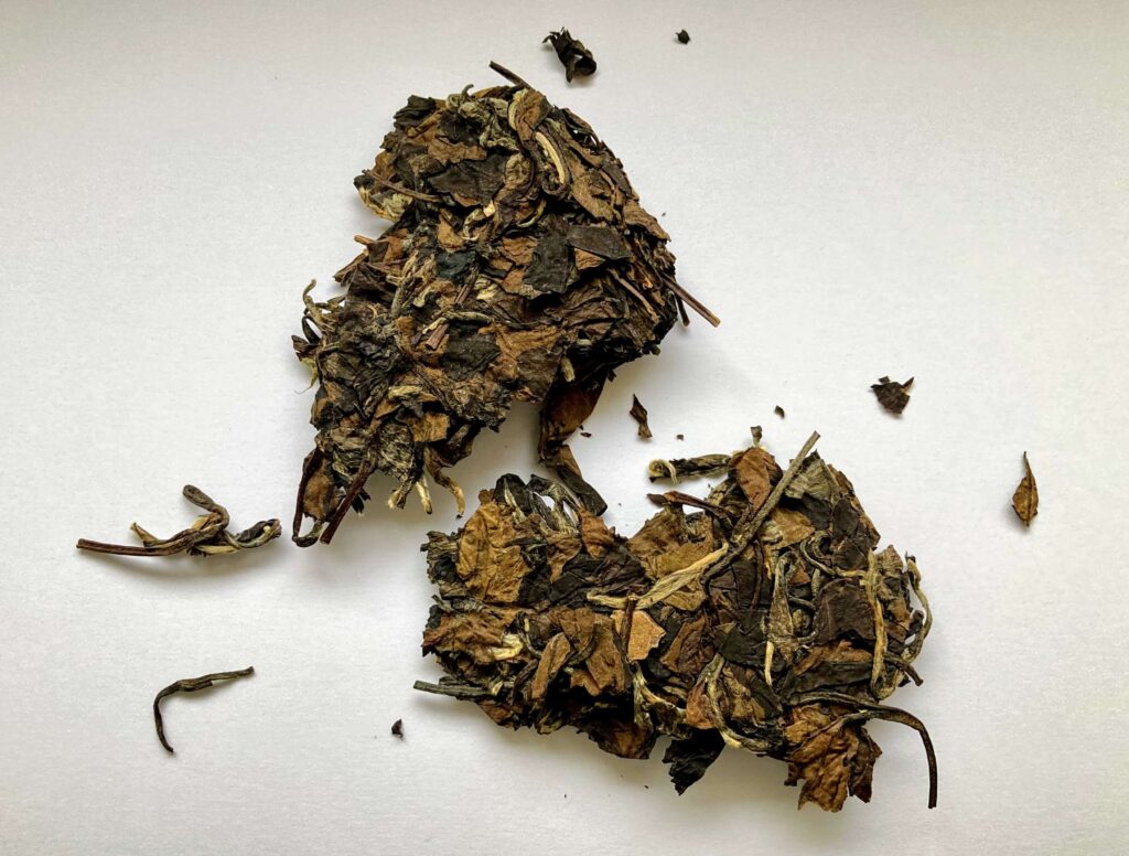 Gongmei dry tea leaf
